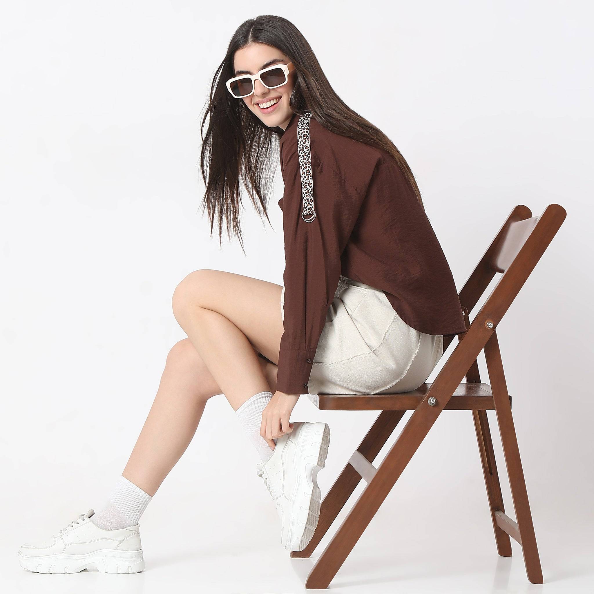 Solid Full Sleeve Casual Shirt