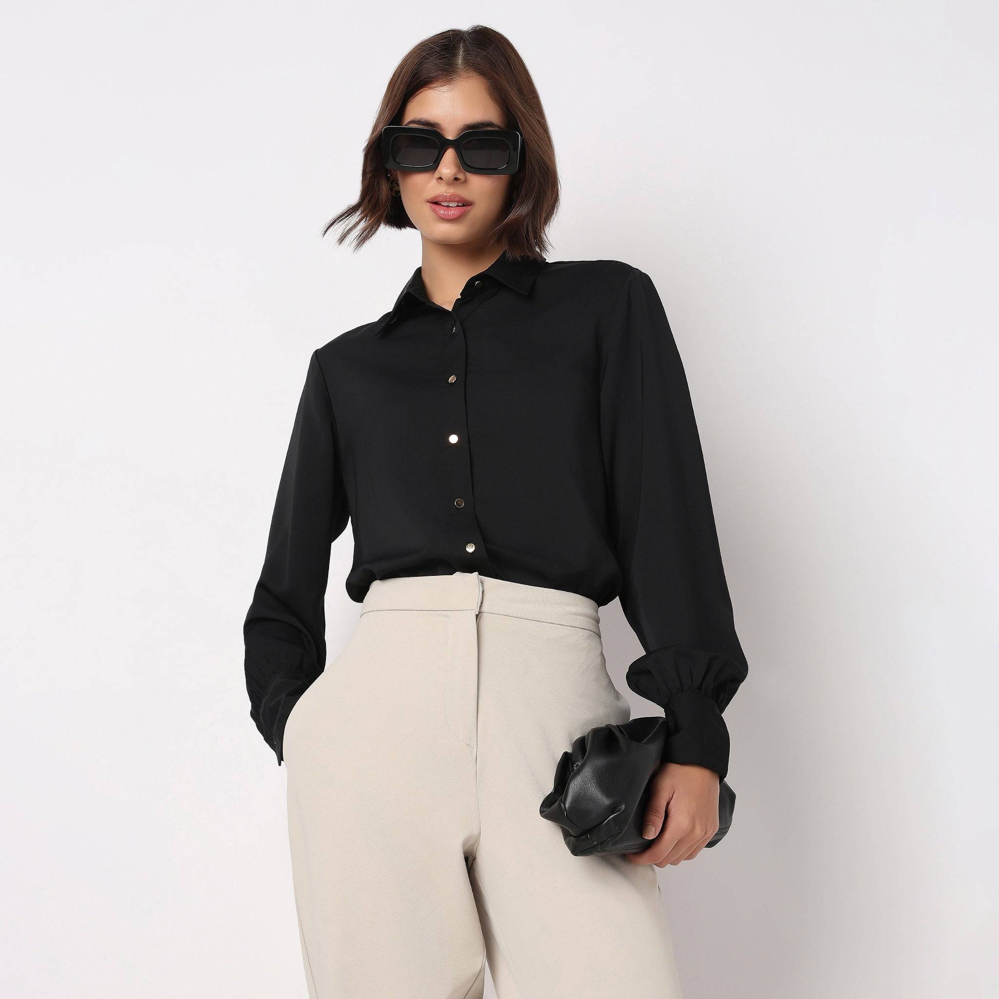 Solid Full Sleeve Shirt