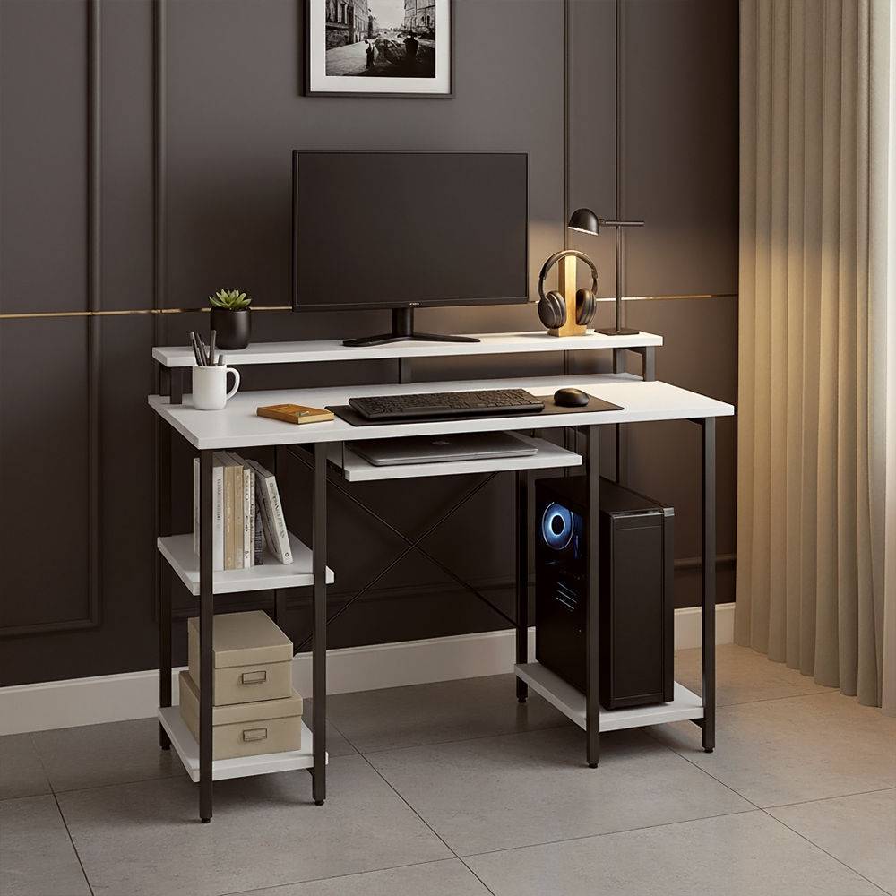 Study Table Elarox Frosty White