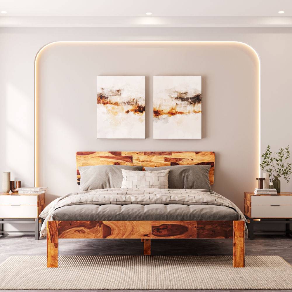 Auriga Queen Size Bed (78x60 inch)