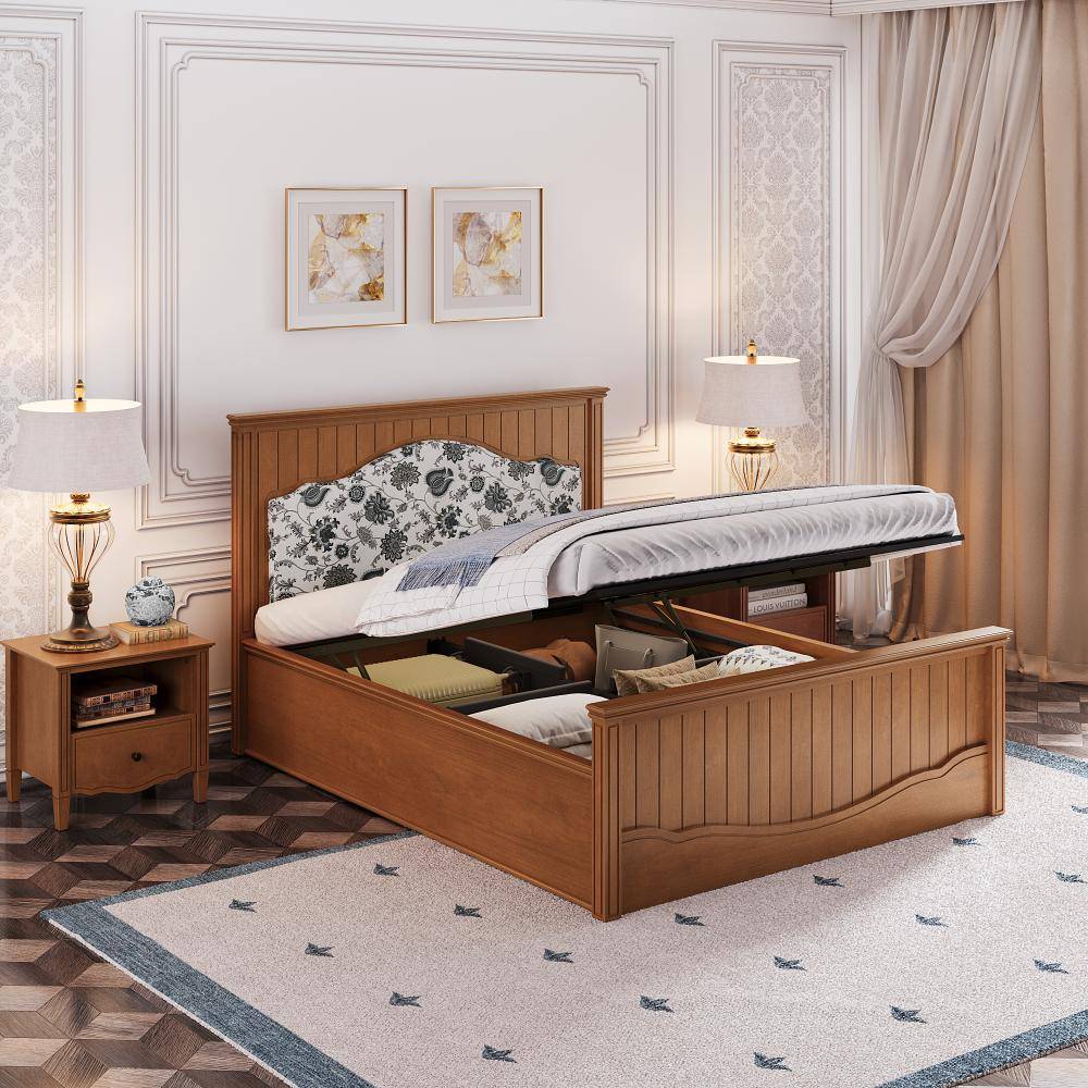 Anokhi Queen Hydraulic Storage Bed (78x60 inch)