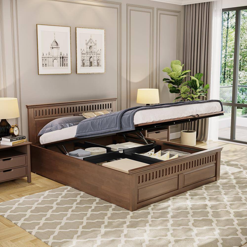 Pegasi Queen Hydraulic Storage Bed (78x60 inch)