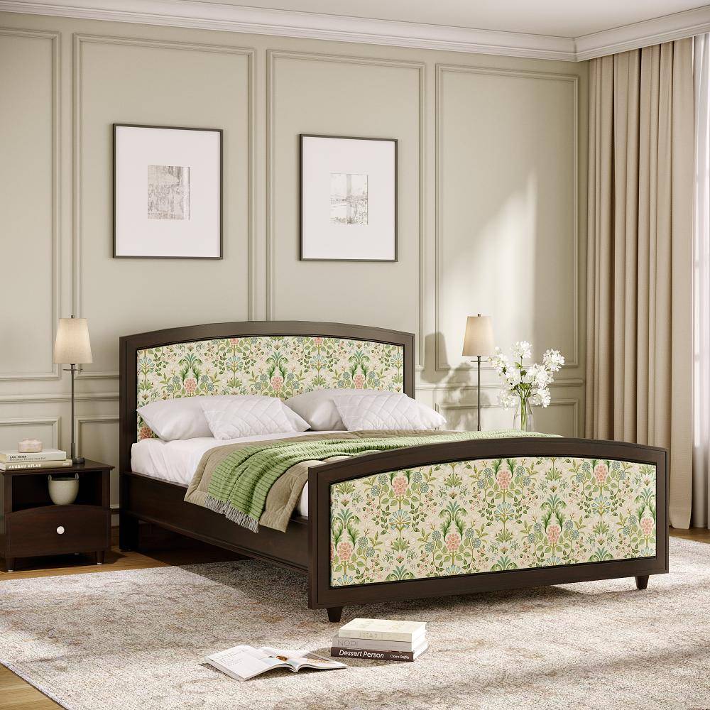 Ved Queen Non Storage Teak Wood Bed (78x60 inch)