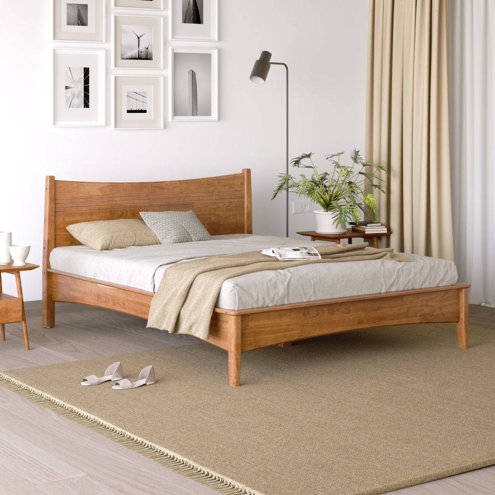 Somraji Queen Non Storage Bed (78x60 inch)