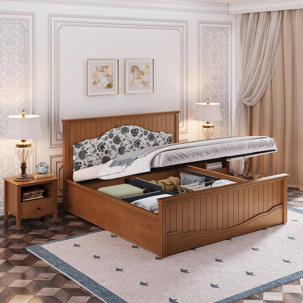 Anokhi King Hydraulic Storage Bed (78x72 inch)