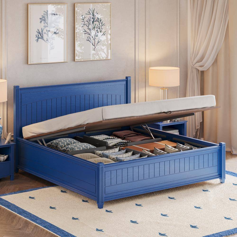 Nilaka King Hydraulic Storage Bed (78x72 inch)