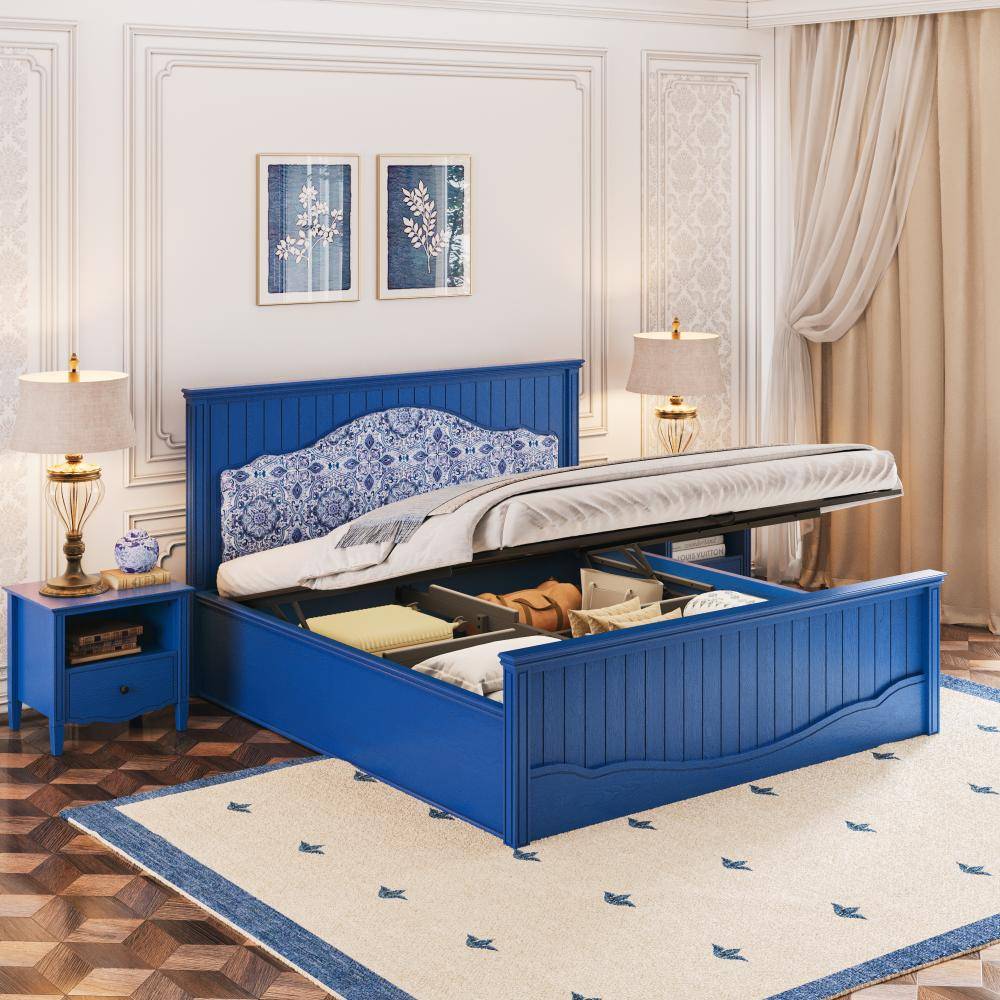 Anokhi King Hydraulic Storage Bed (78x72 inch)