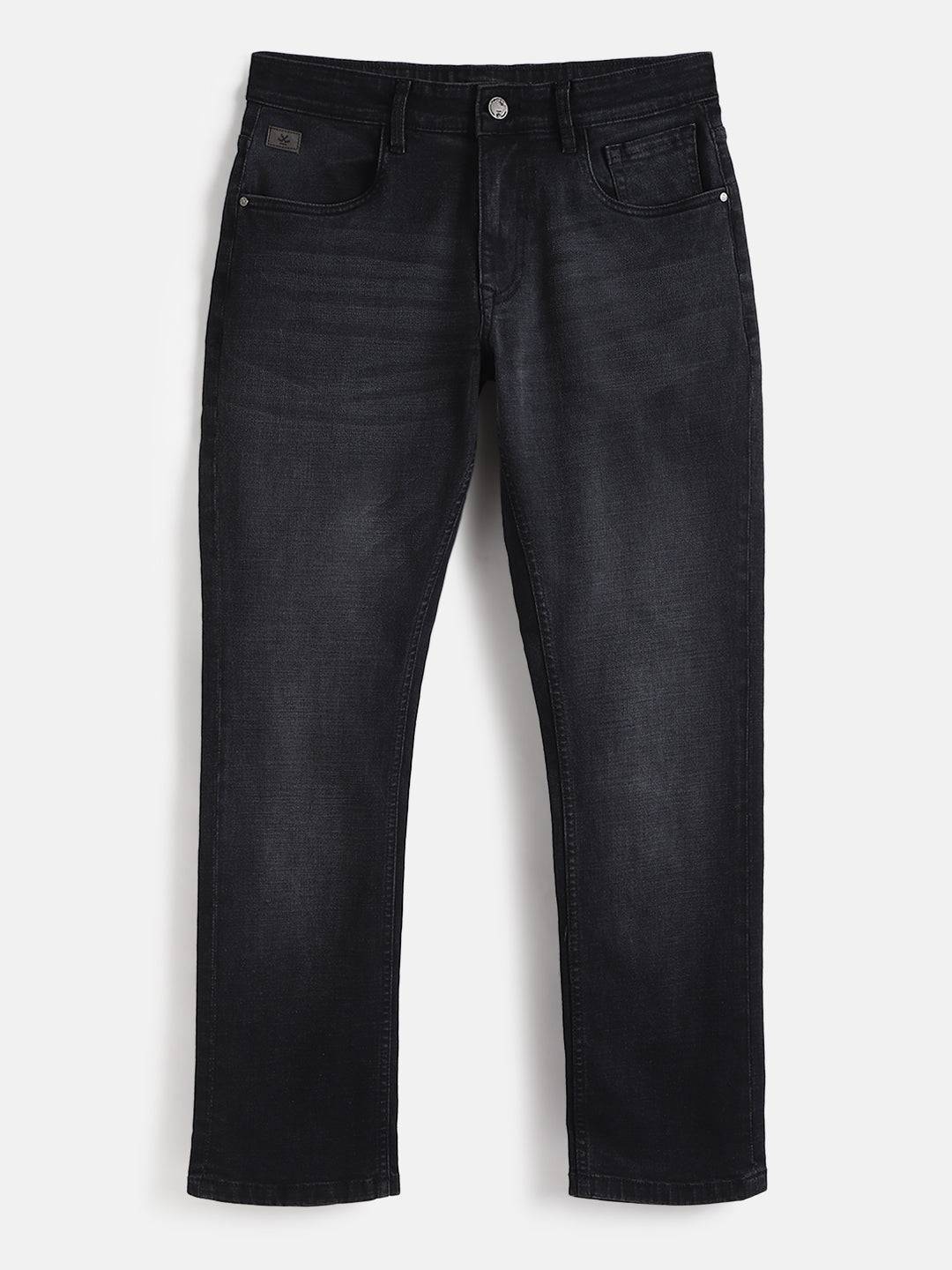 Light Fade Straight Fit Jeans | Grey