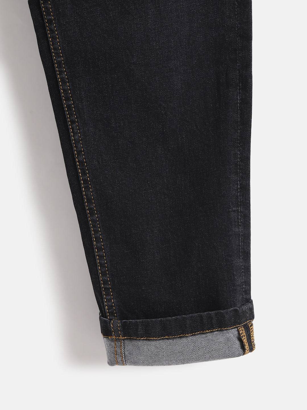 Light Fade Skinny Crop Jeans | Dark Grey