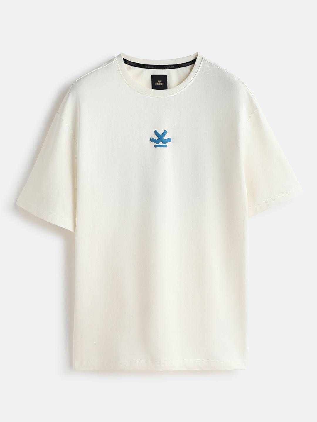 Puff Printed Oversized T-Shirt | Off White