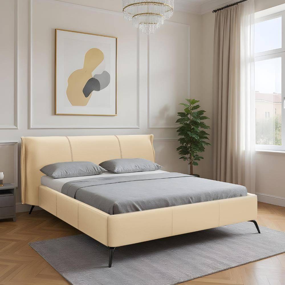 Celestra Queen Size Without Storage Upholstered Bed (78x60 inch)