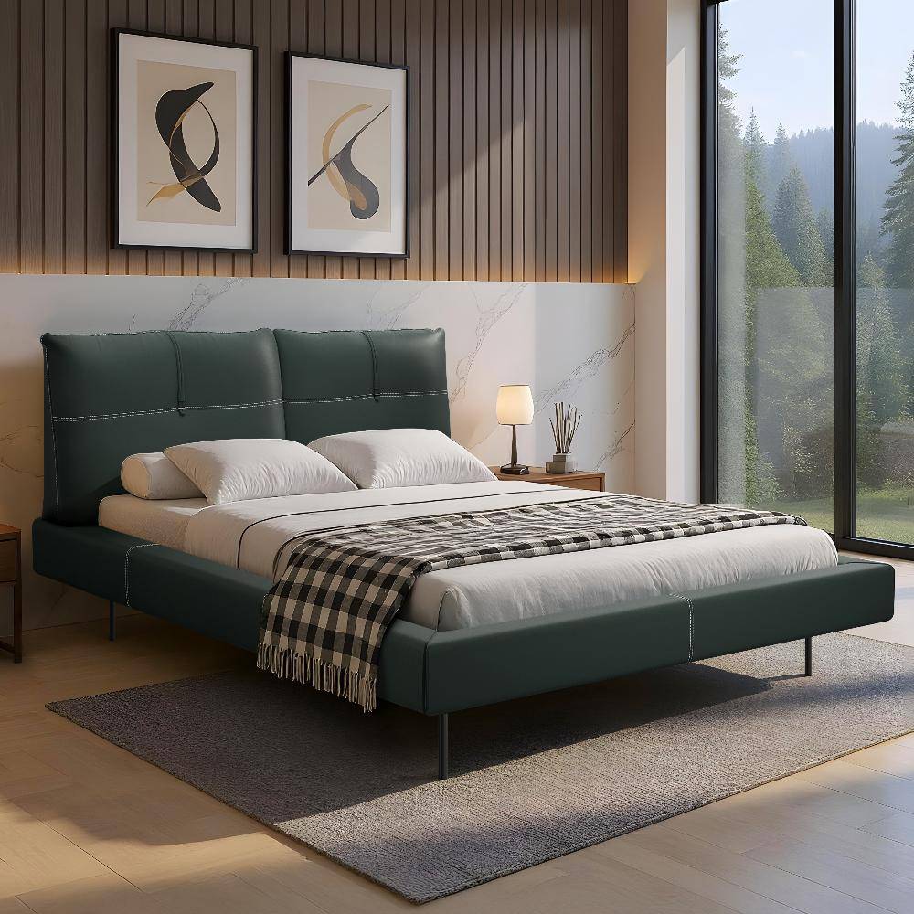 Lumelle Queen Size Without Storage Upholstered Bed (78x60 inch)