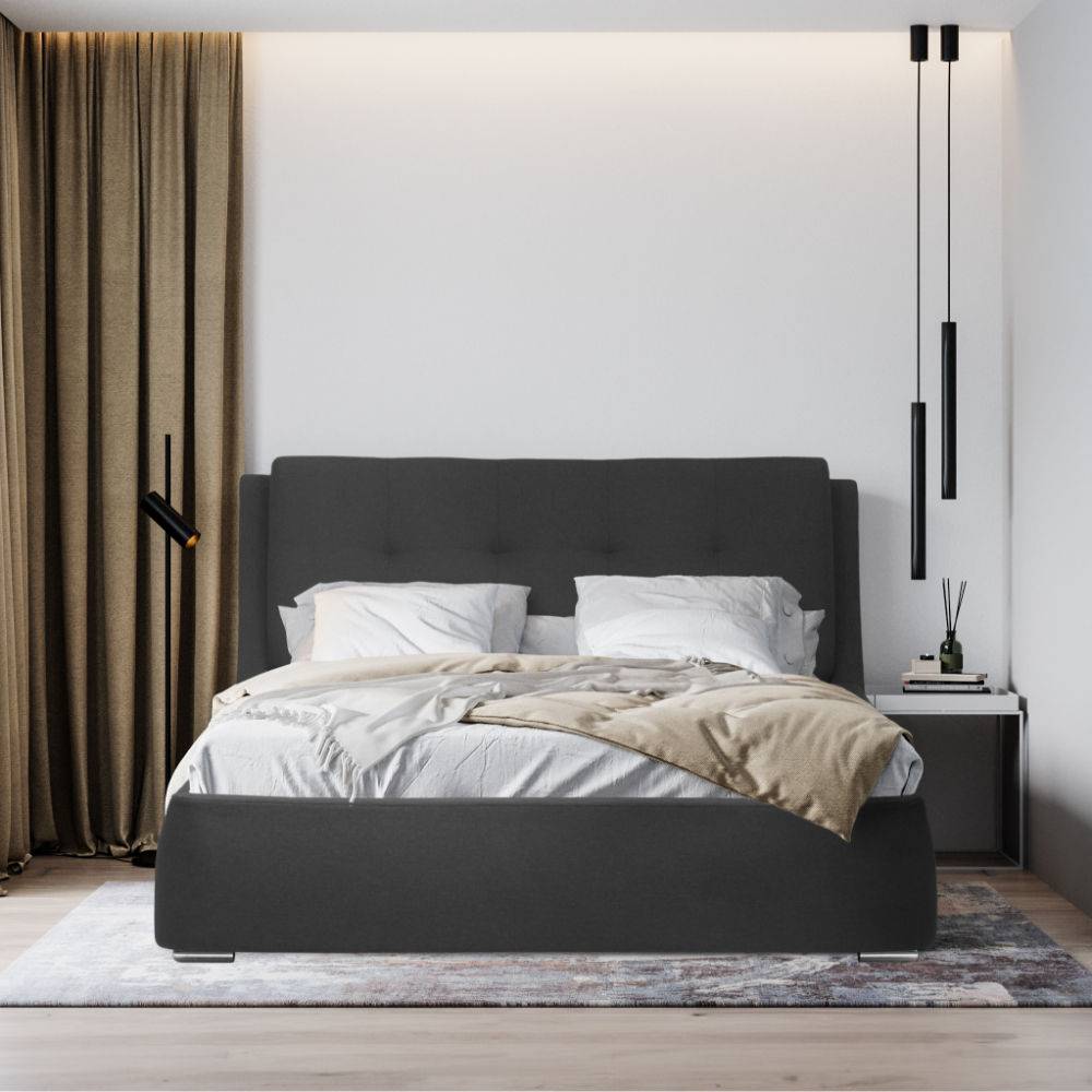 Lanta Queen Size Upholstered Bed (78x60 inch)