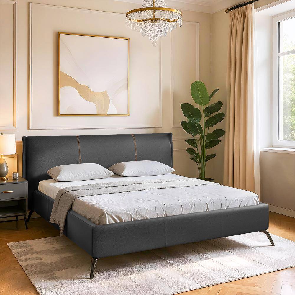 Celestra King Size Without Storage Upholstered Bed (78x72 inch)