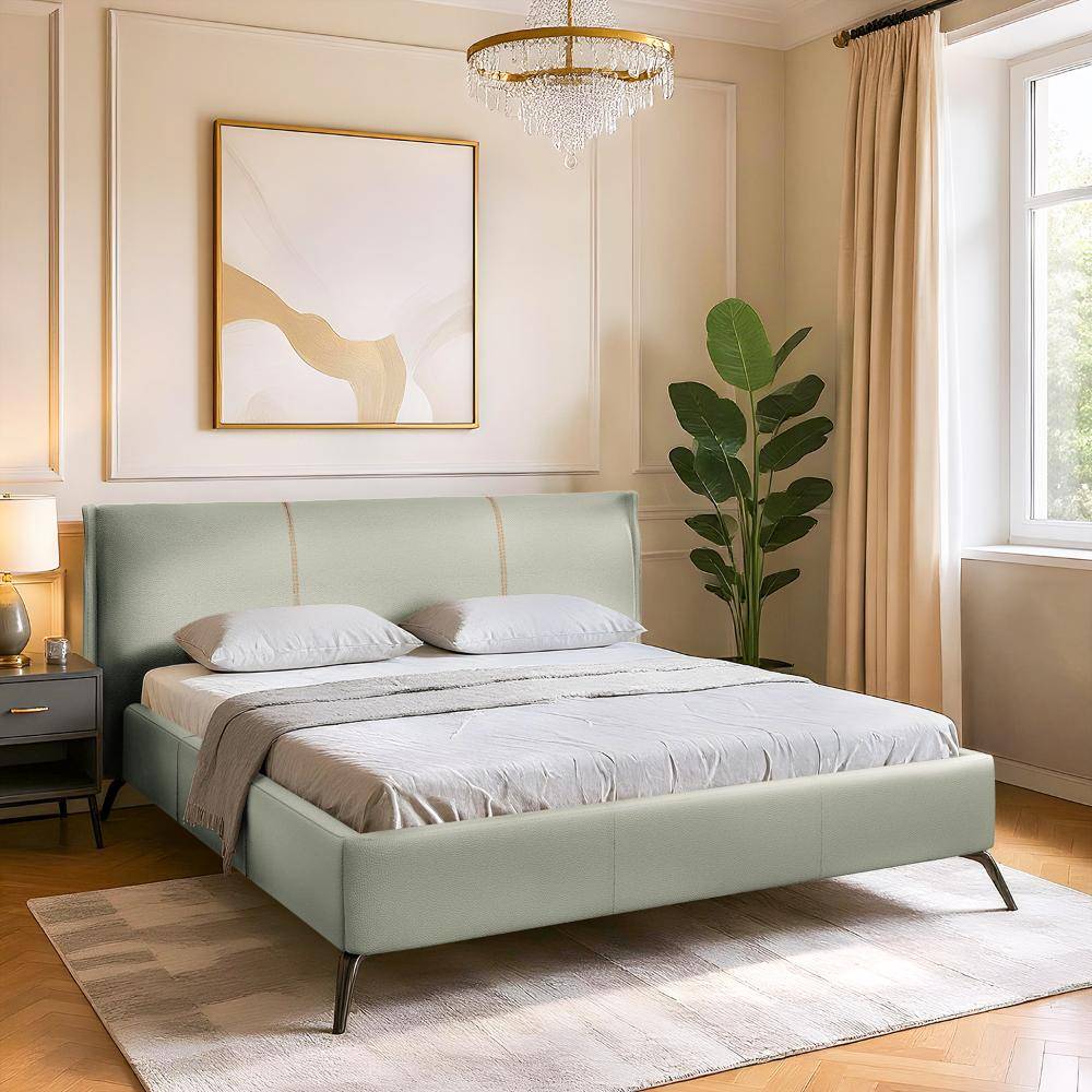 Celestra King Size Without Storage Upholstered Bed (78x72 inch)