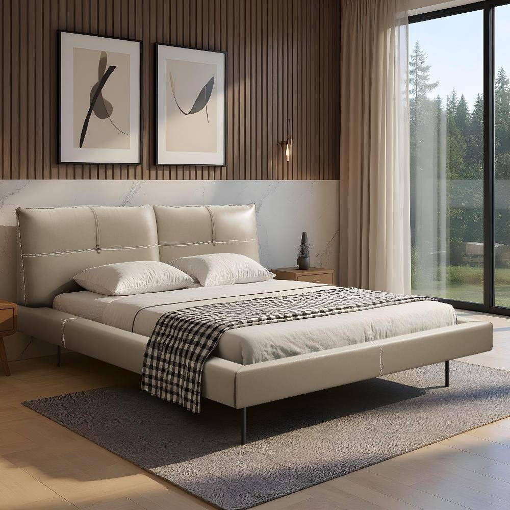 Lumelle King Size Without Storage Upholstered Bed (78x72 inch)
