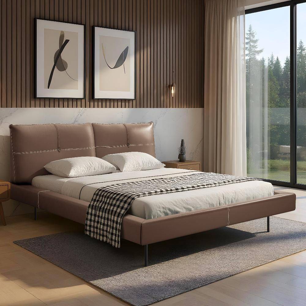 Lumelle King Size Without Storage Upholstered Bed (78x72 inch)