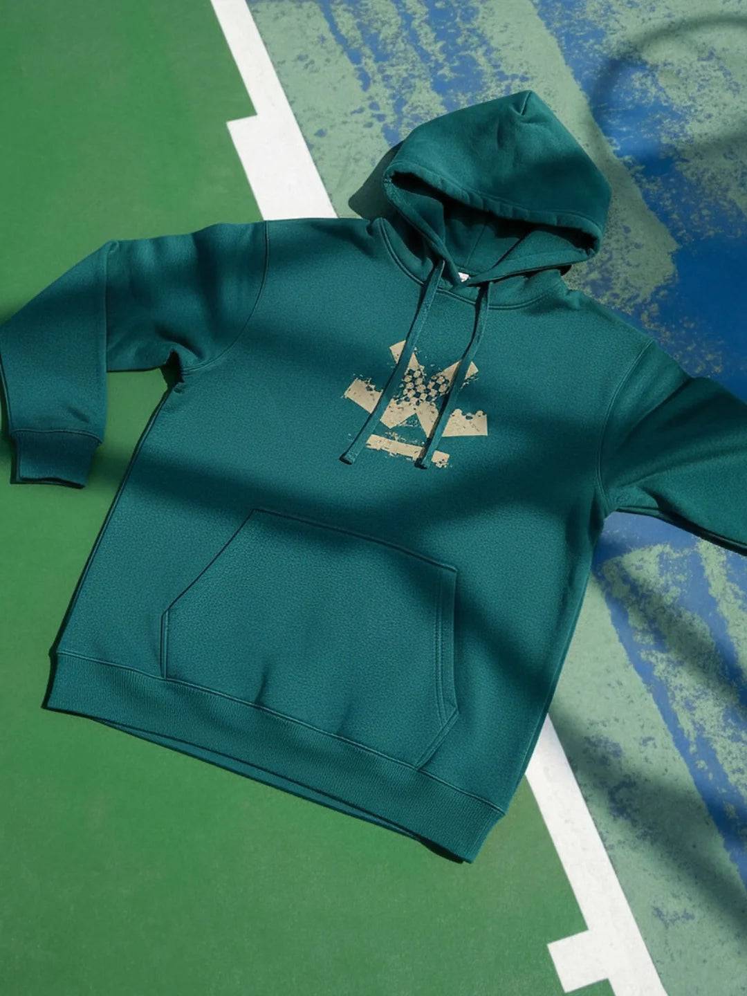 Wrogn Oversized Graphic Hoodie For Men | Teal
