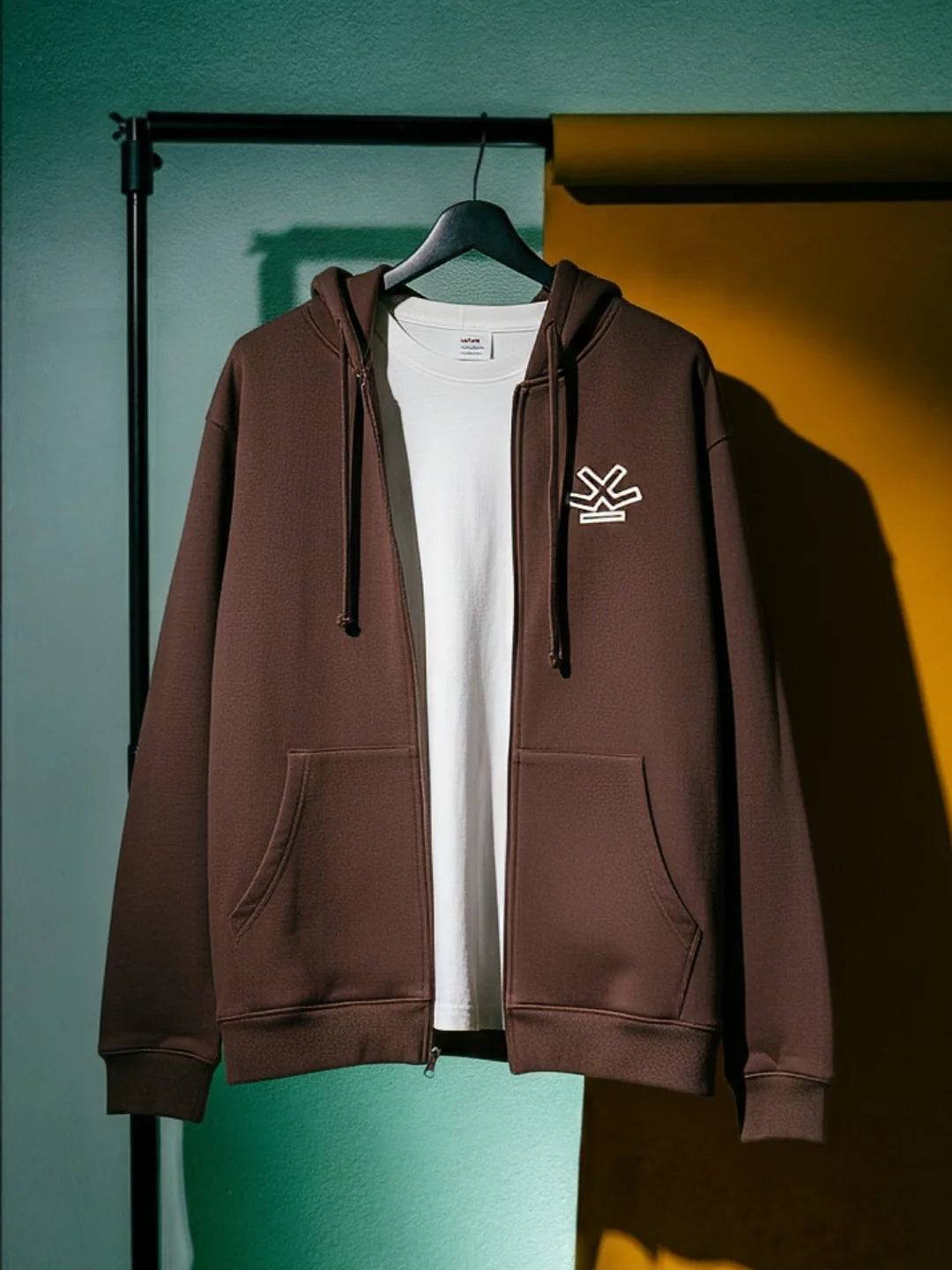 All-Day Casual Comfort Fit Hooded Sweatshirt | Java