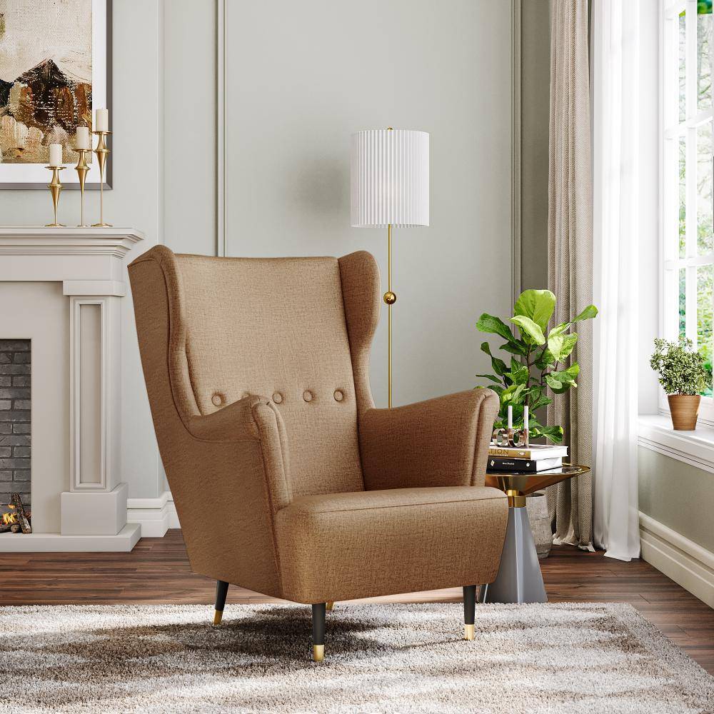 Nicco Wing Chair - Reflection Mocha Brown