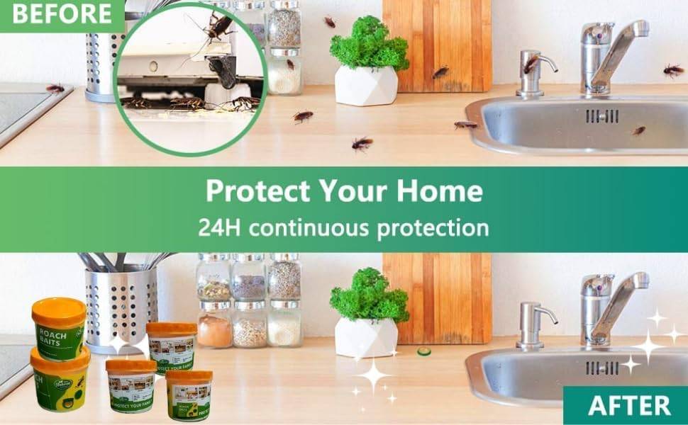 Cockroach Repellent – 12 Pcs Natural Pest Control Tablets for Home, Kitchen, Wardrobe & Bathroom Buy @ ₹199