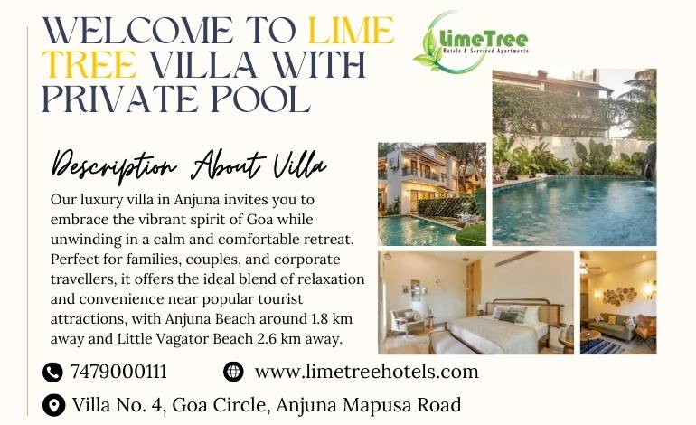Private Pool Villa for a Smooth and Relaxed Goa Stay