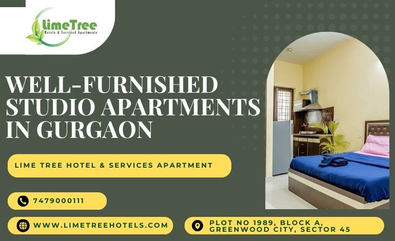Fully Furnished Studio & BHK Service Apartments in Gurgaon