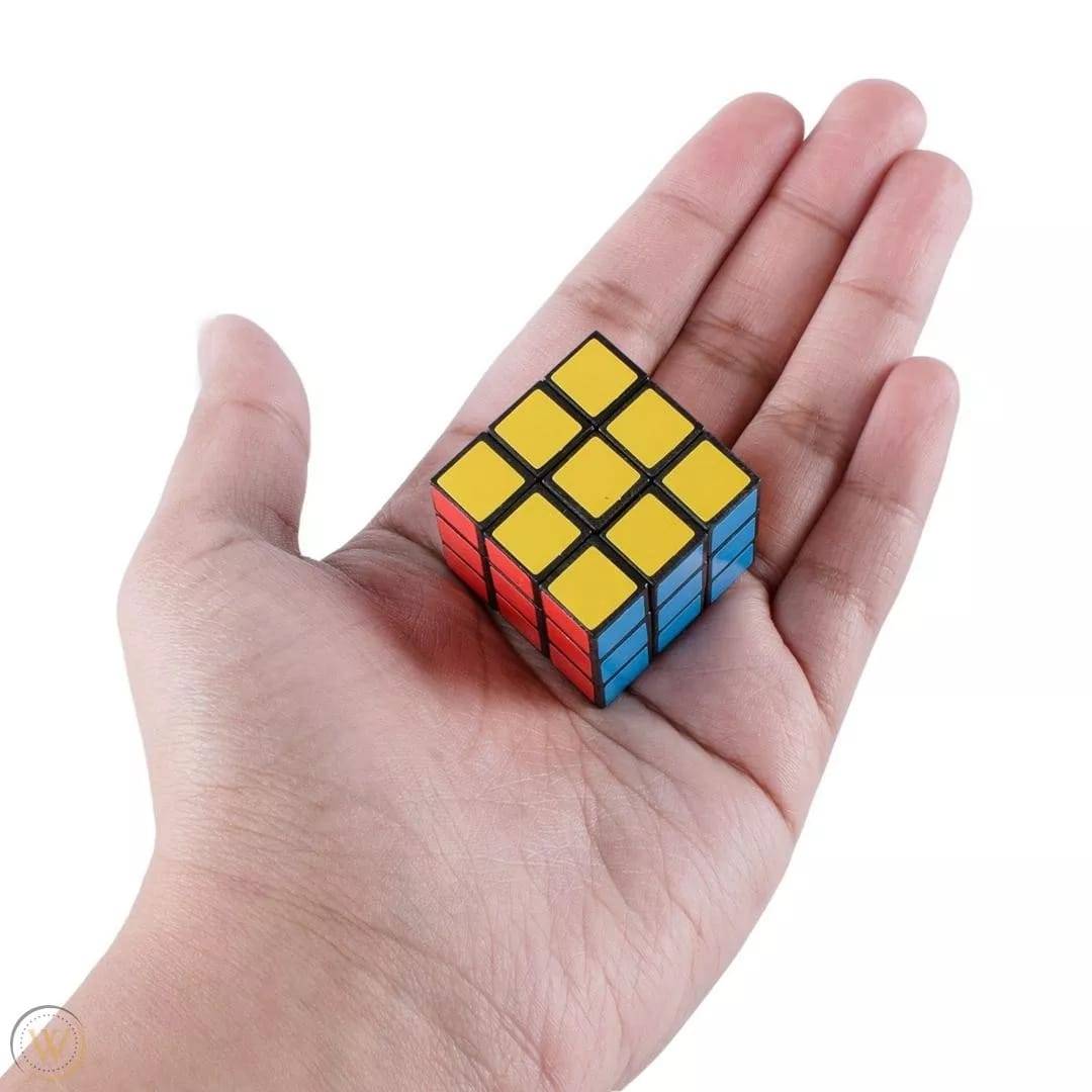 Mini Color 3 x 3 Cube Puzzle Game Toy for Party Favors Buy @ ₹79