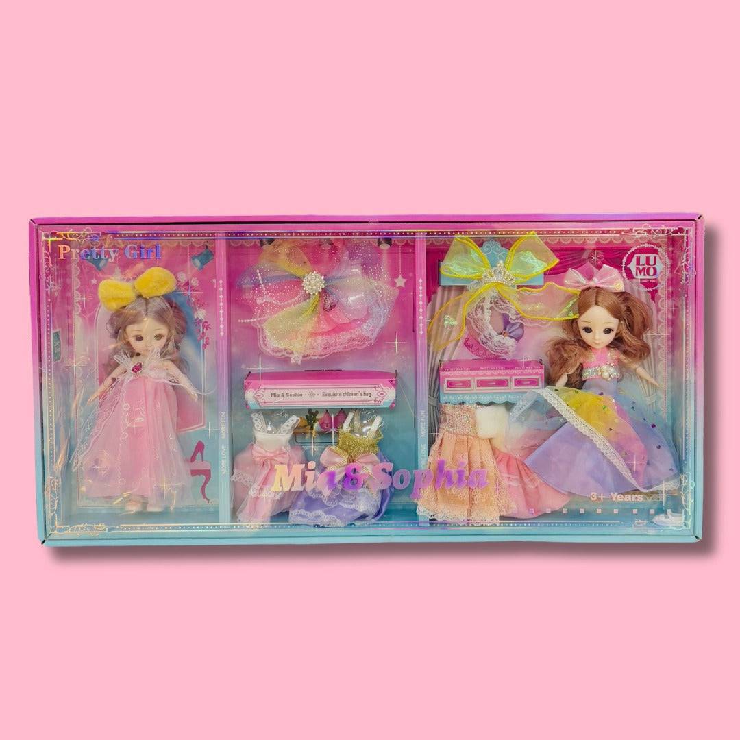 Mia and Sophia Doll Set for Kids Buy @ ₹1799