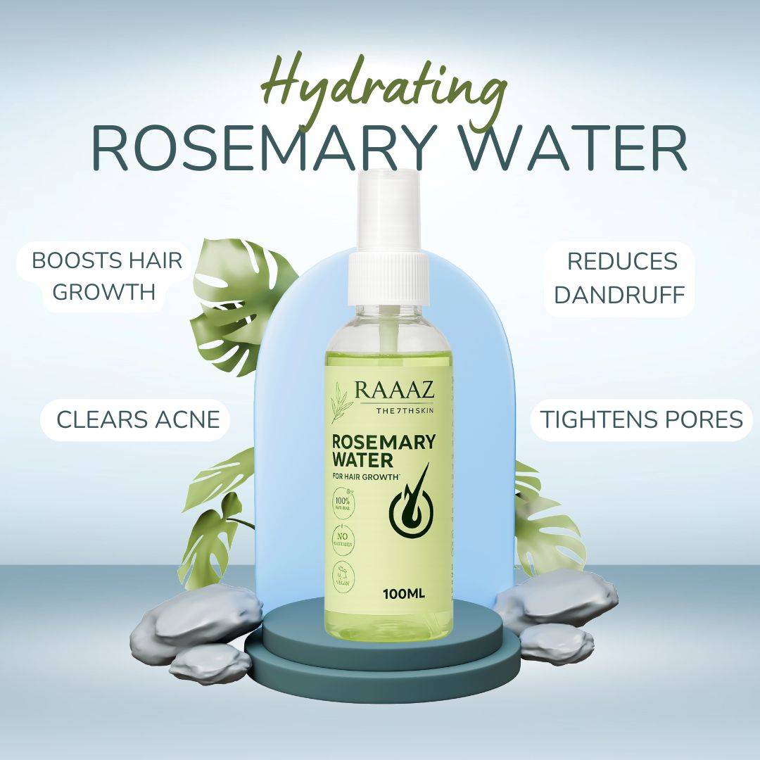 Raaz Rosemary Hair Water – Natural Scalp Tonic for Hair Growth & Shine