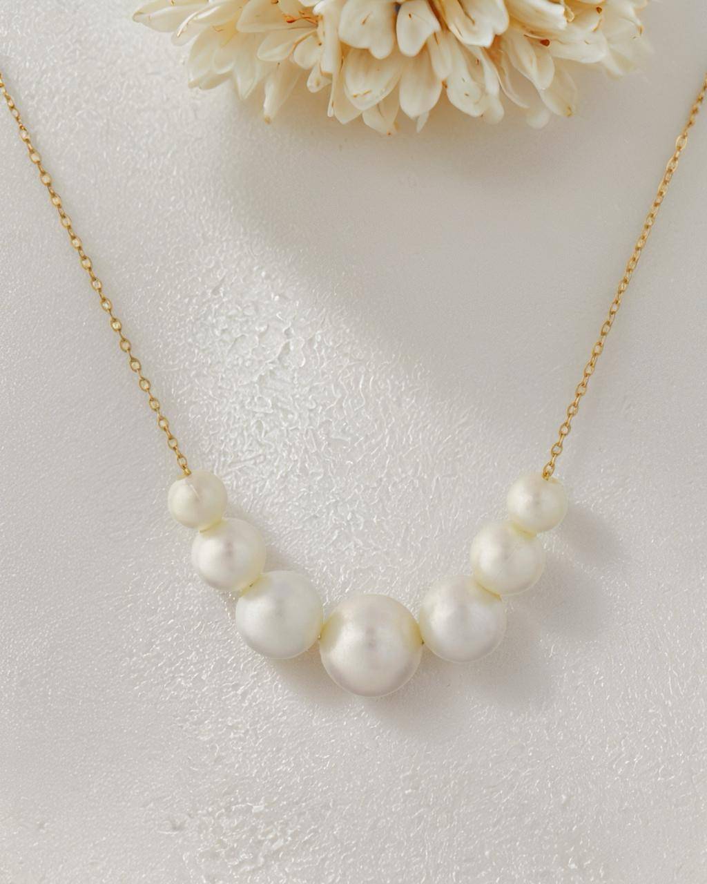 Pearl Wave Chain Necklace buy only at ₹99