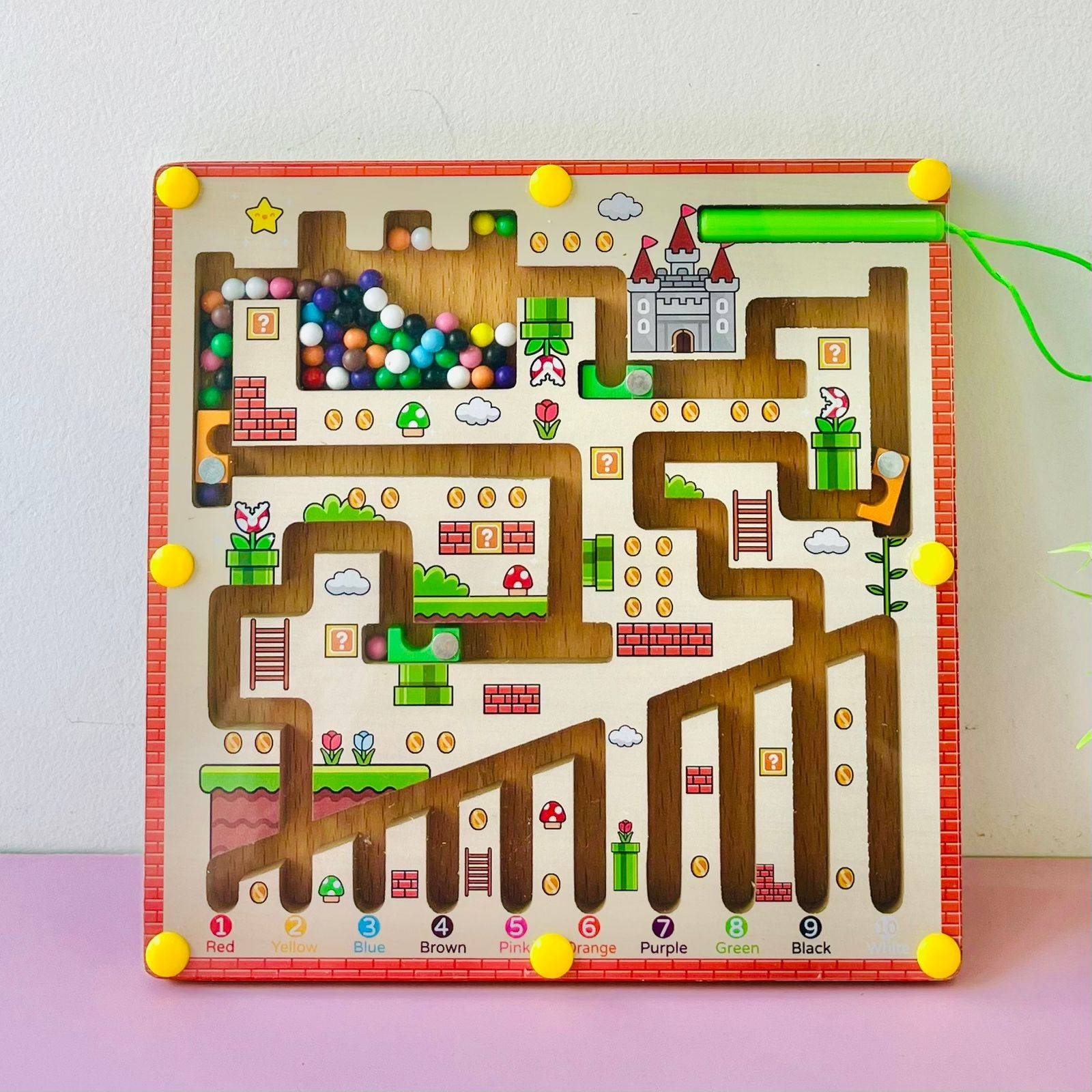 Colorful Magnetic Mario Location Maze for Kids Buy @ ₹599