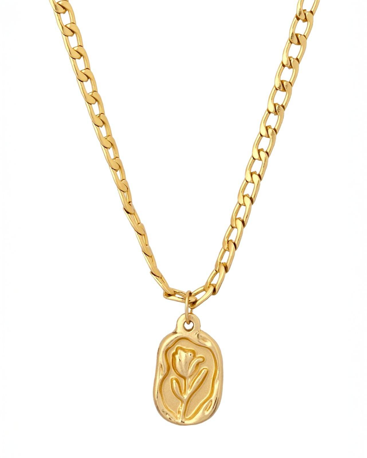 Rose Pendant Anti Tarnish Chain buy only at ₹249