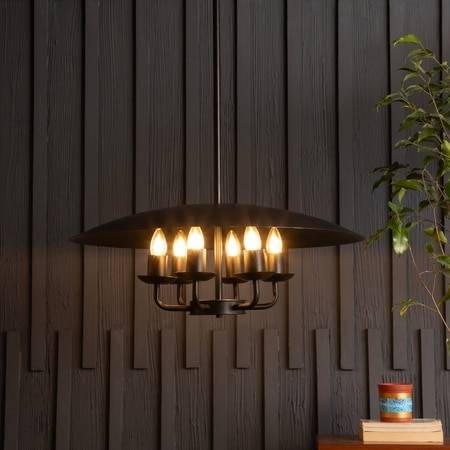 Pelican 6 Lt Chandelier By Shoppeefry