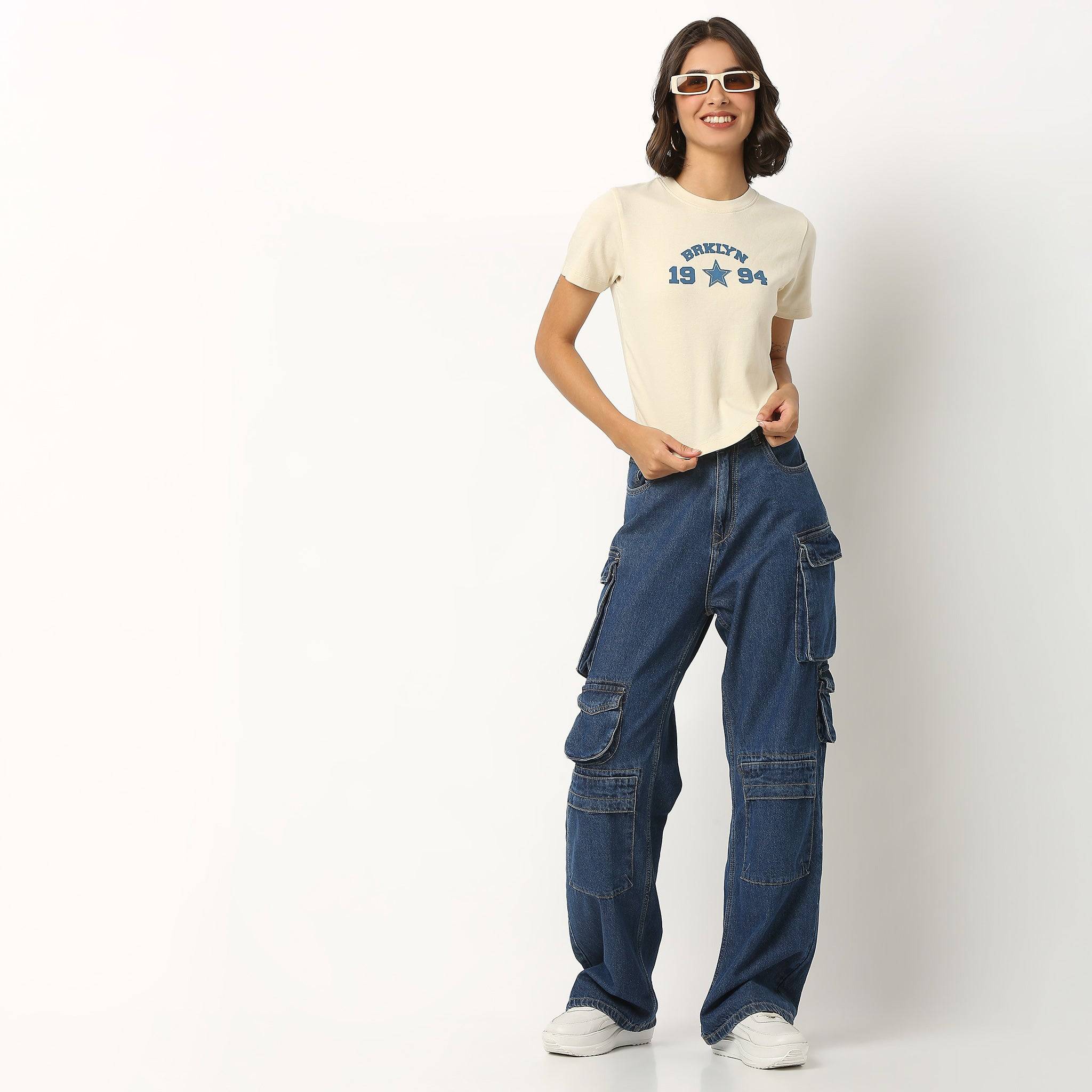 Graphic Betty Crop T-Shirt