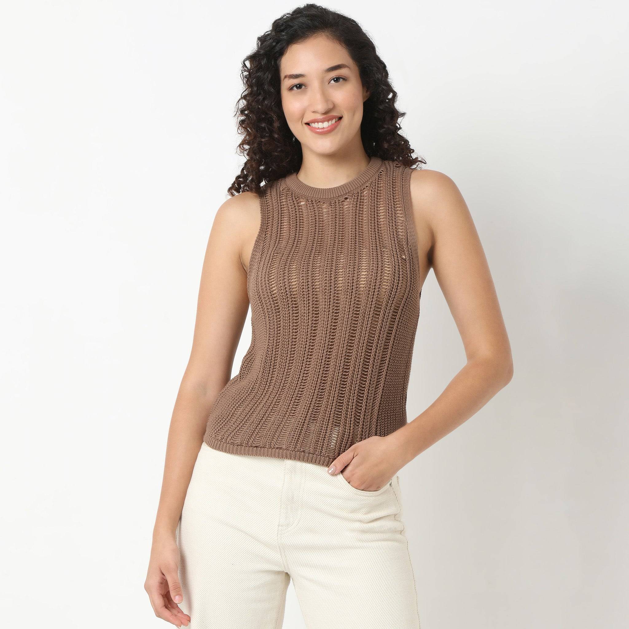Relaxed Fit Betty Sleeveless T-Shirt
