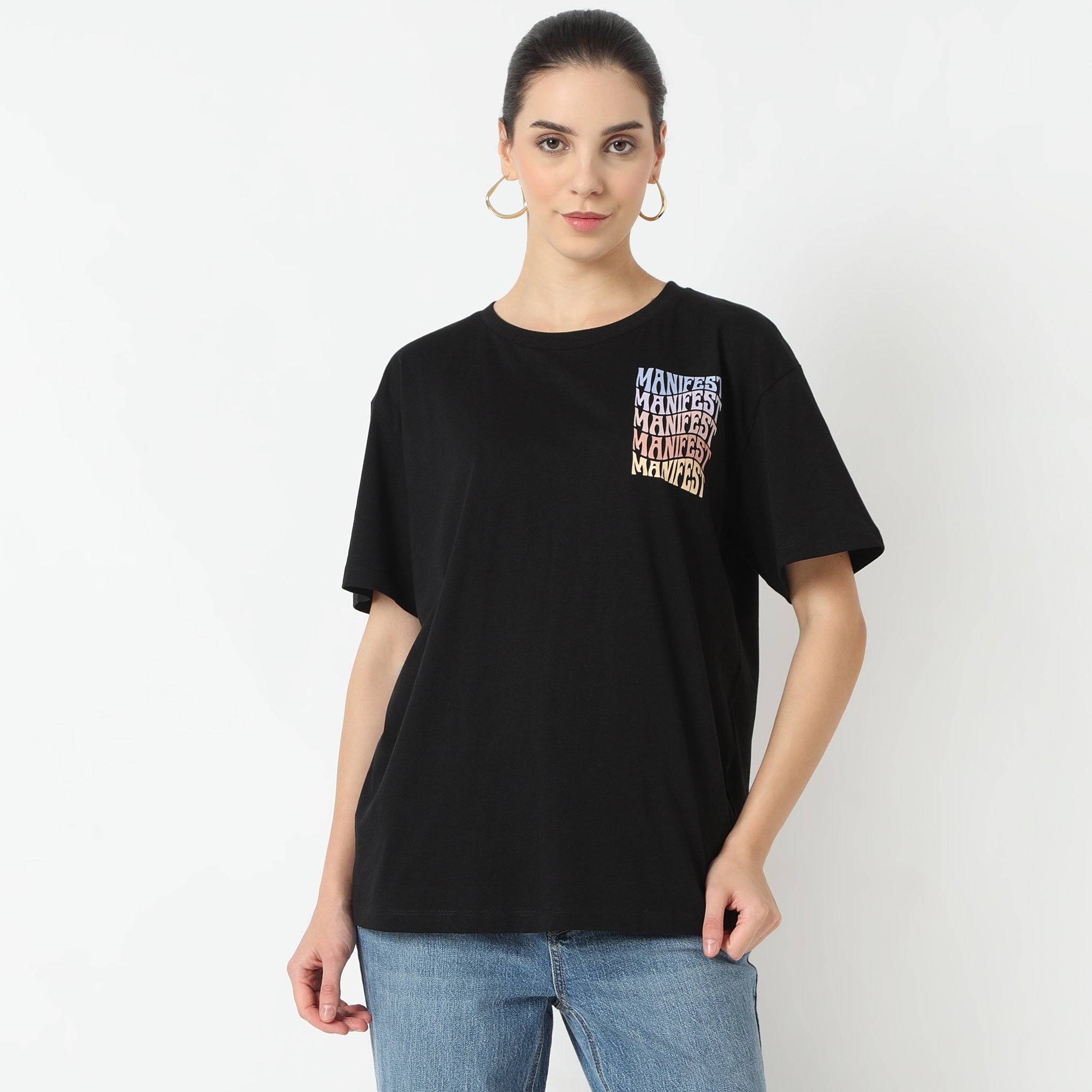 Oversize Graphic Short Sleeve T-Shirt