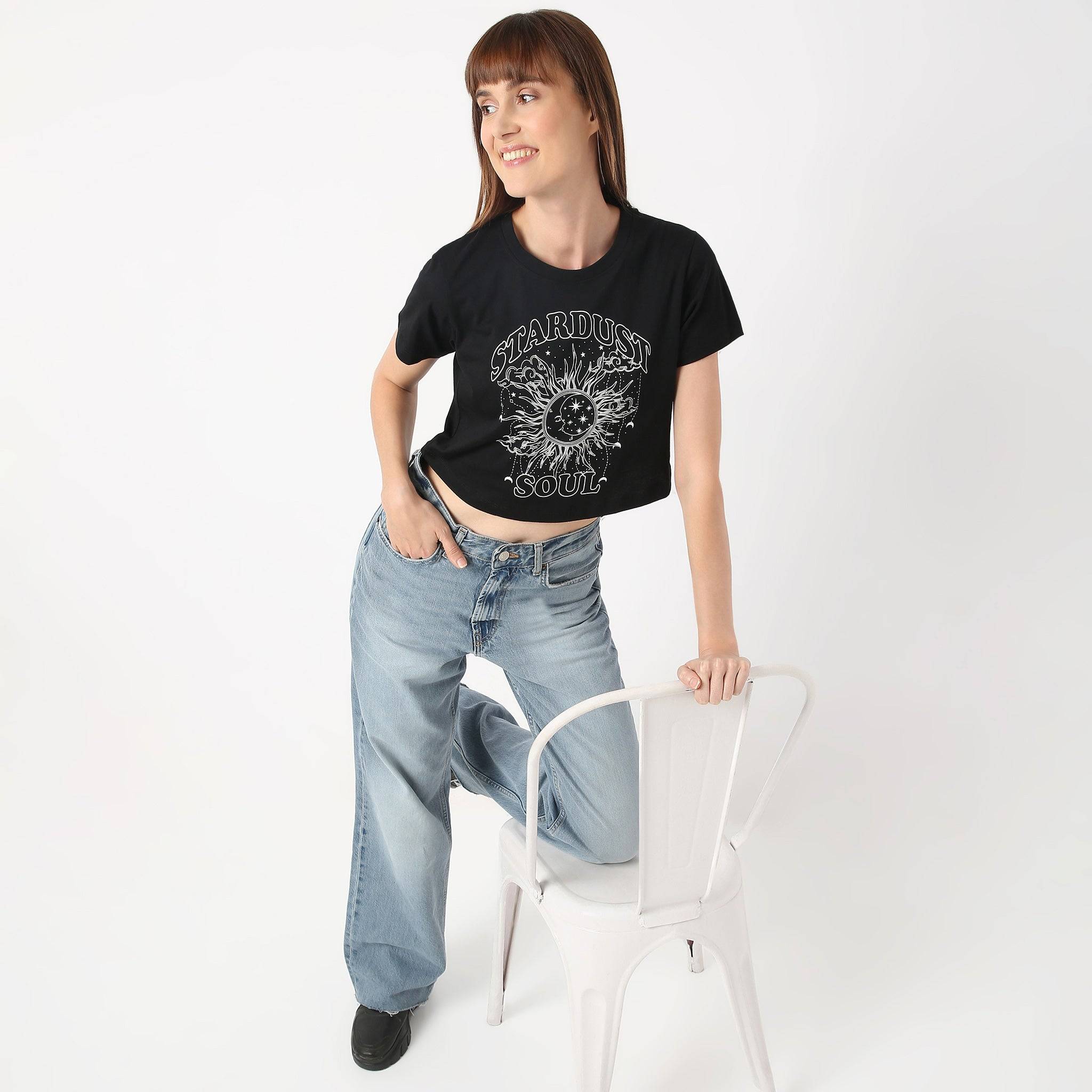 Short Sleeve Short Length Betty Graphic T-Shirt