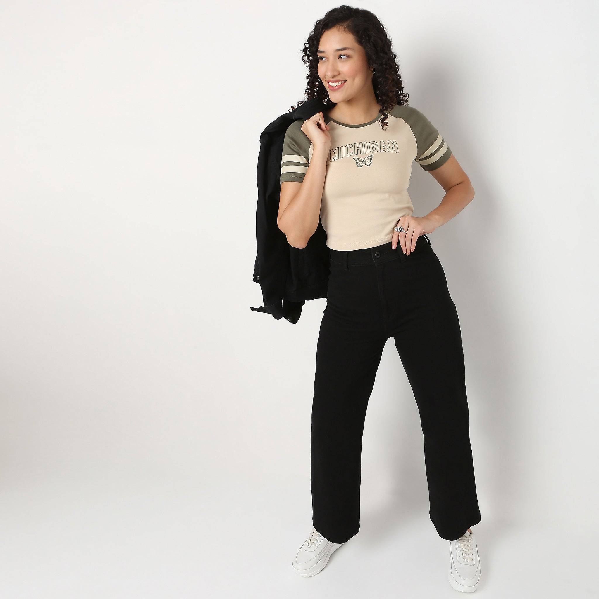 Graphic Knitted T-Shirt