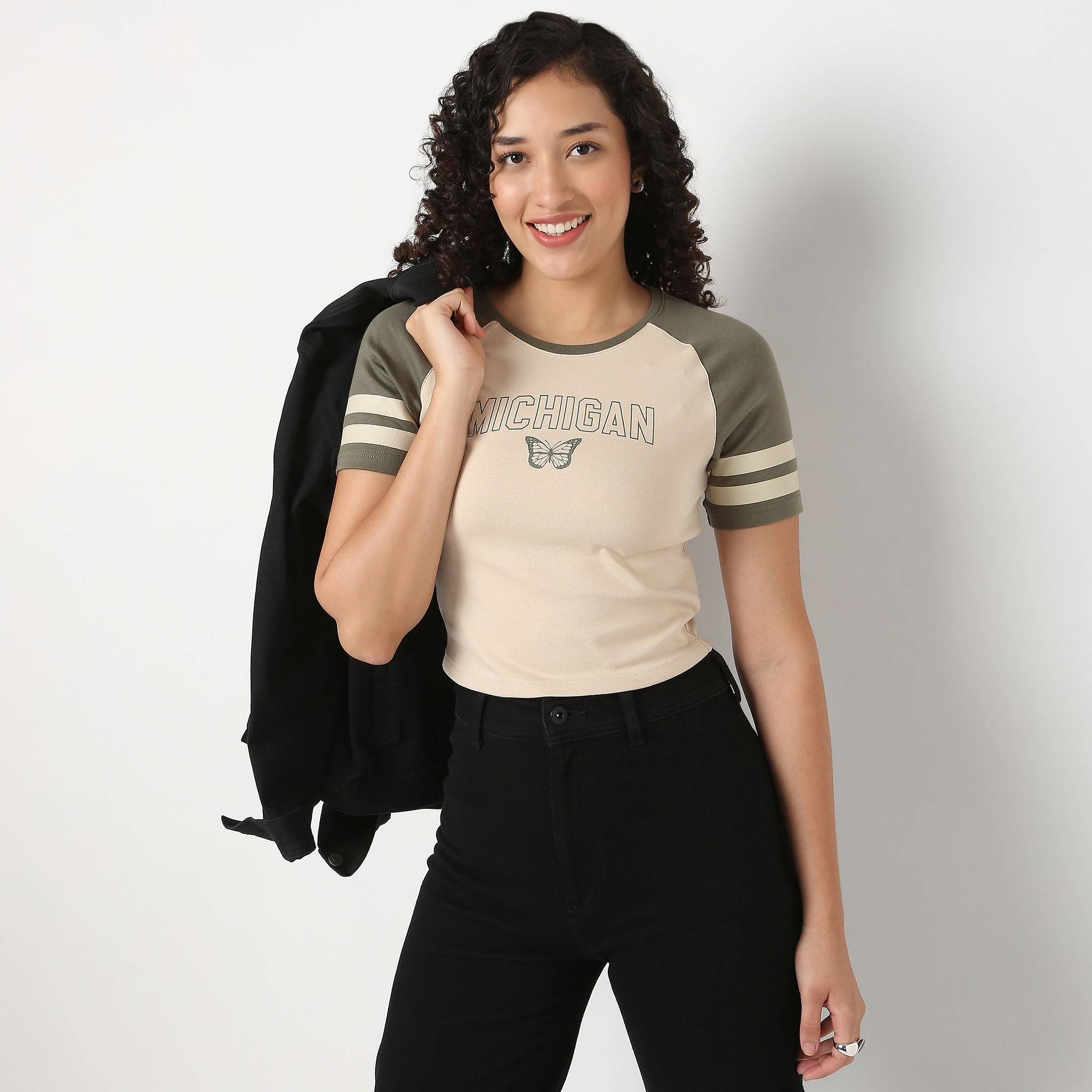 Graphic Knitted T-Shirt