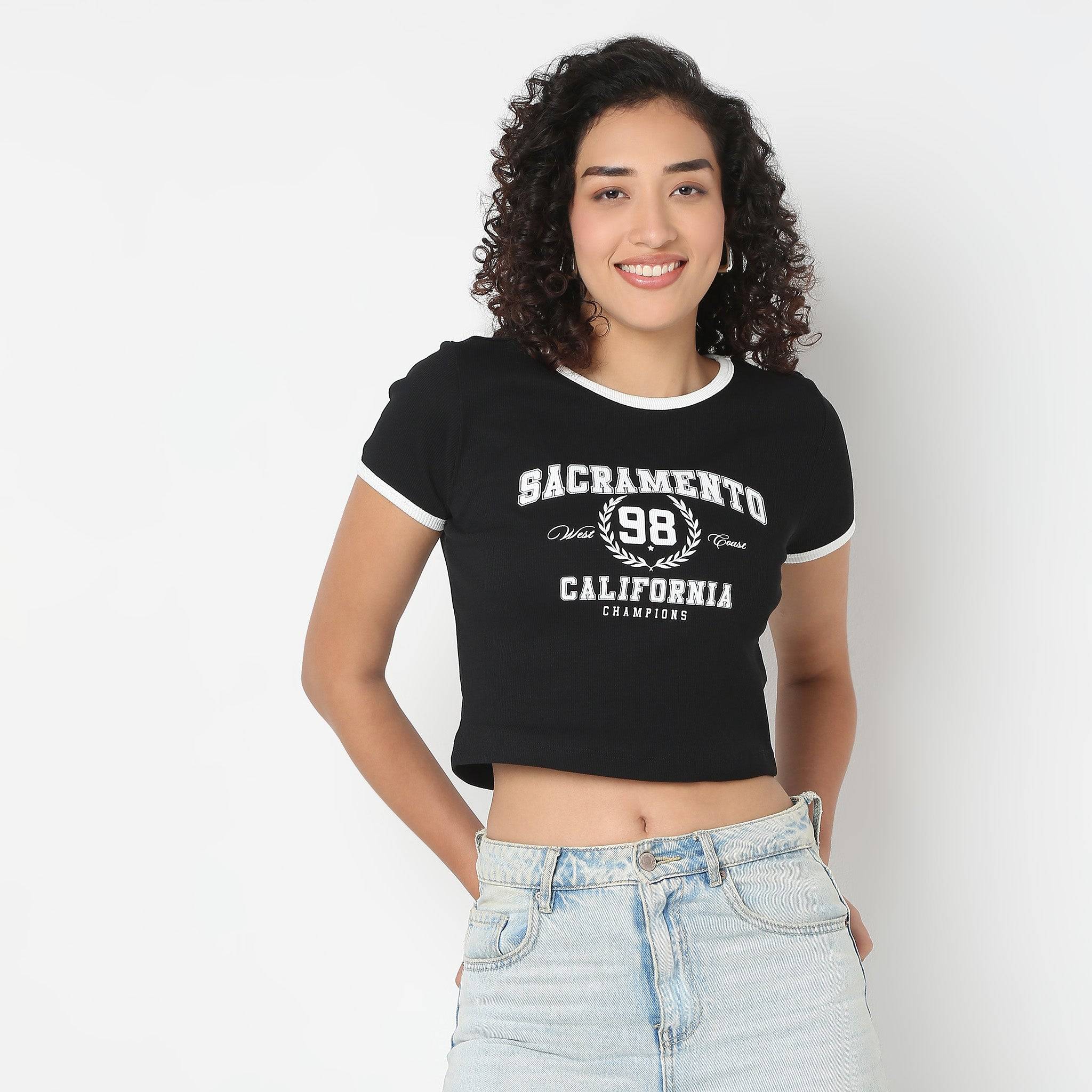 Betty Front Print Graphic Tee