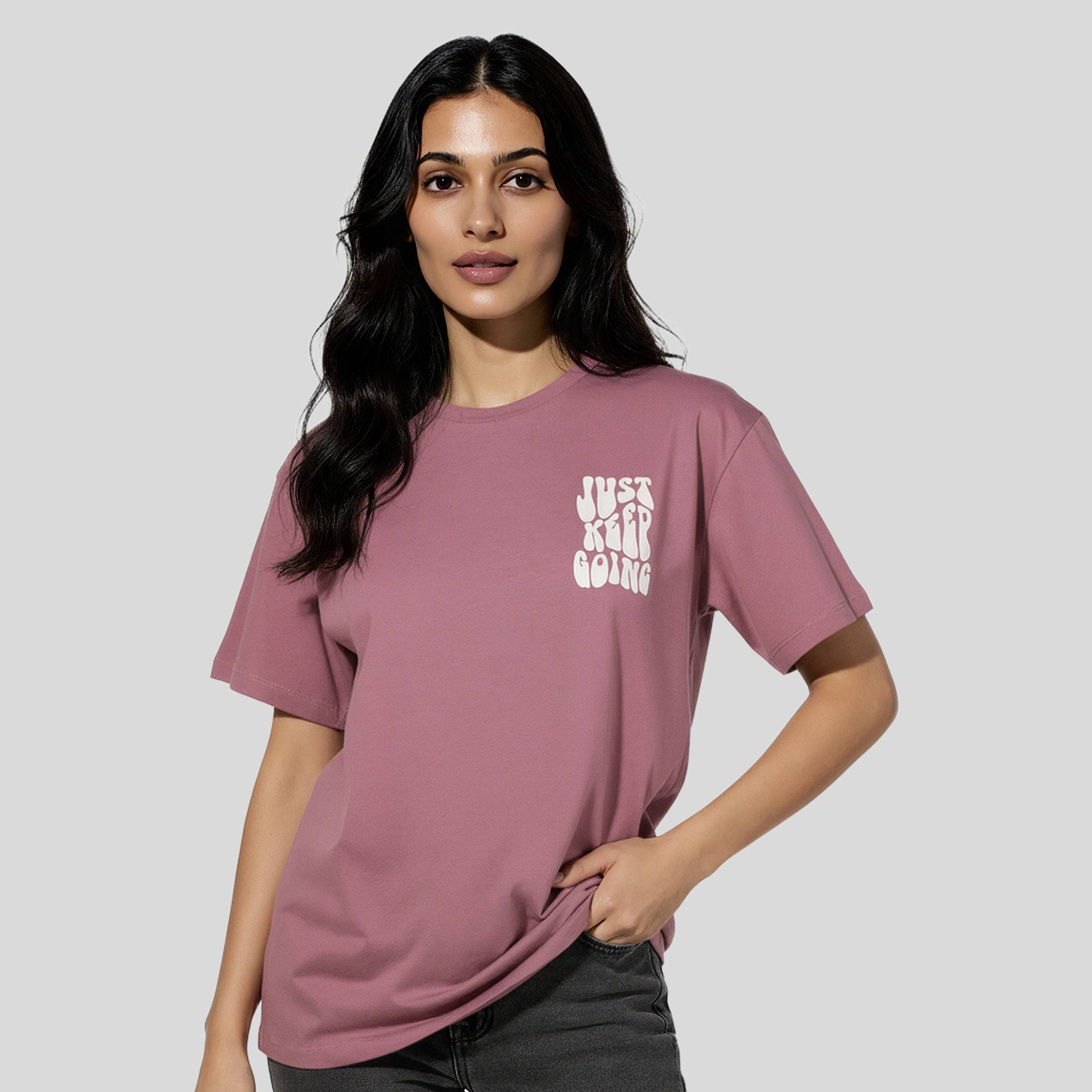 Cotton Graphic Longline Oversize T-Shirt