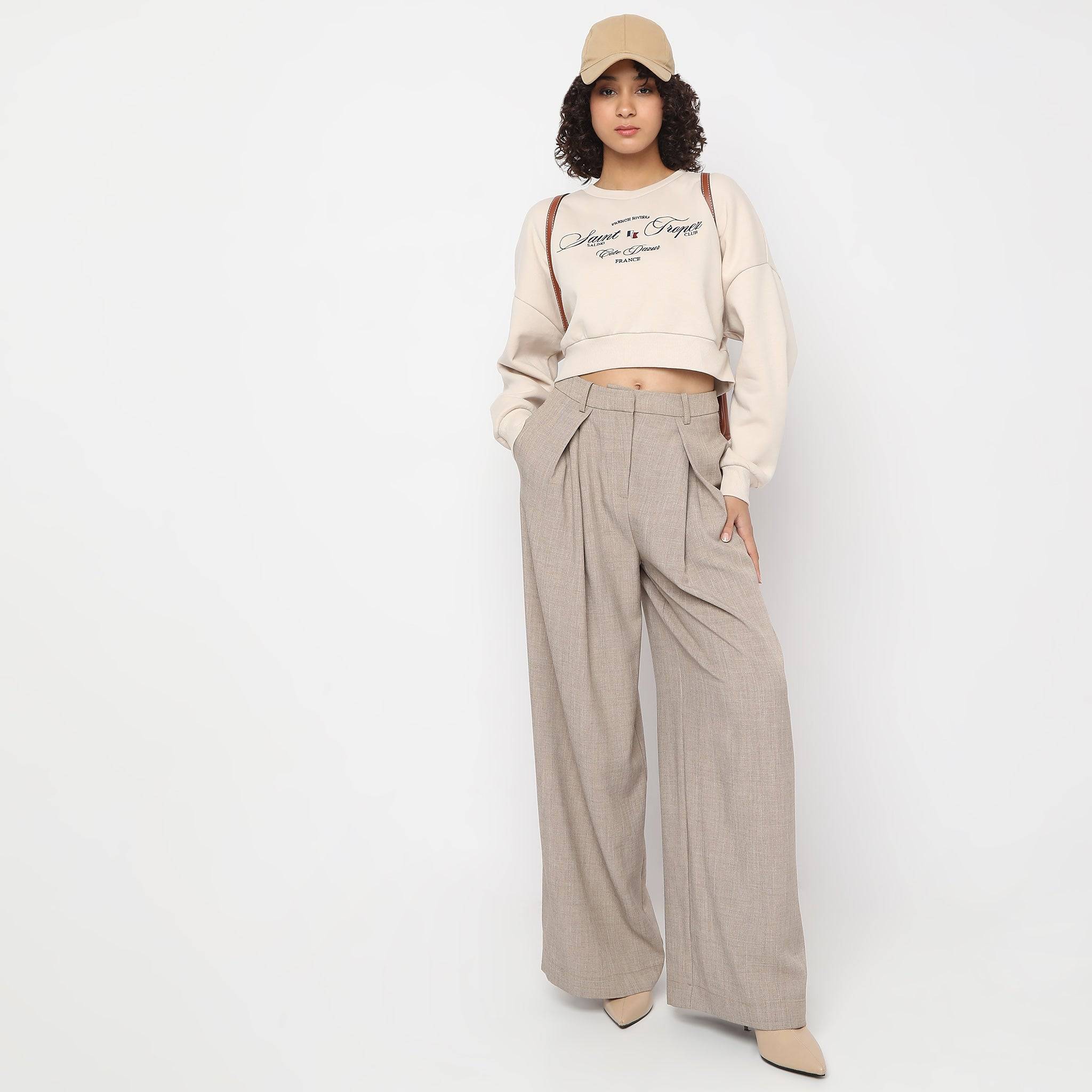 Regular Fit Printed Sweat Tee