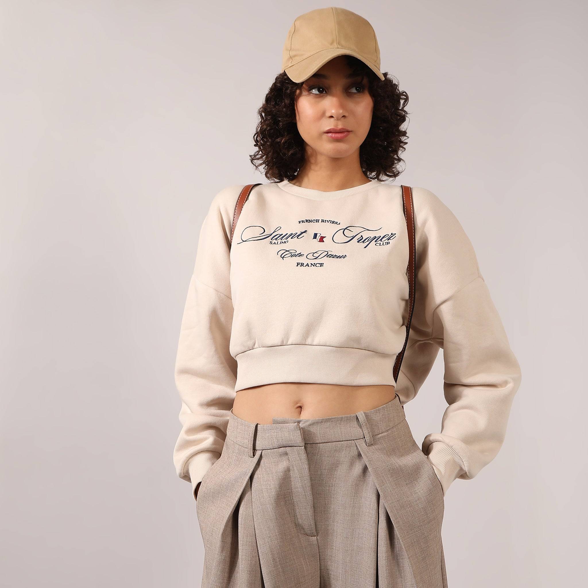 Regular Fit Printed Sweat Tee