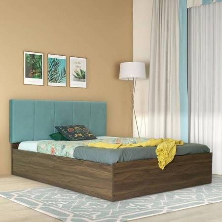 Yantra Bed With Premium Leatherette Fabric And Box Storage Queen Bed