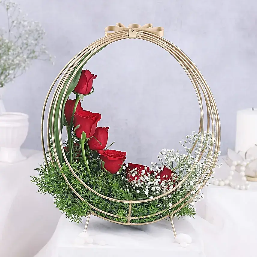 A Bed of Crimson Red Roses