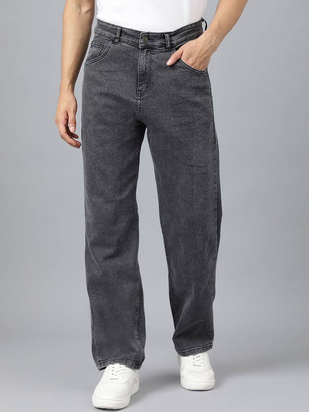 Kotty Men Jean Low-Rise Clean Look Heavy Fade Stretchable Jeans