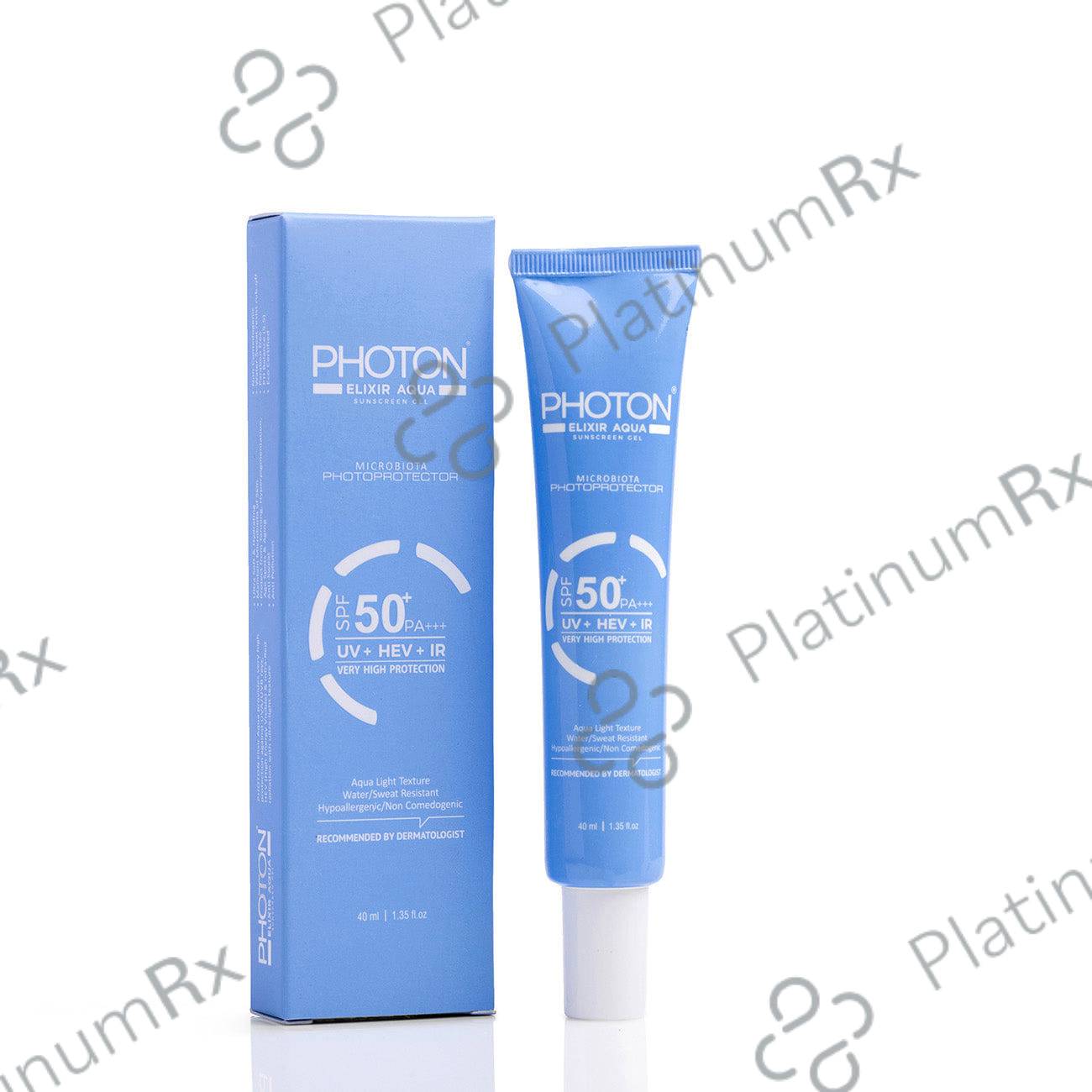 Photon Elixir Aqua Sunscreen Gel SPF 50+ 40gm