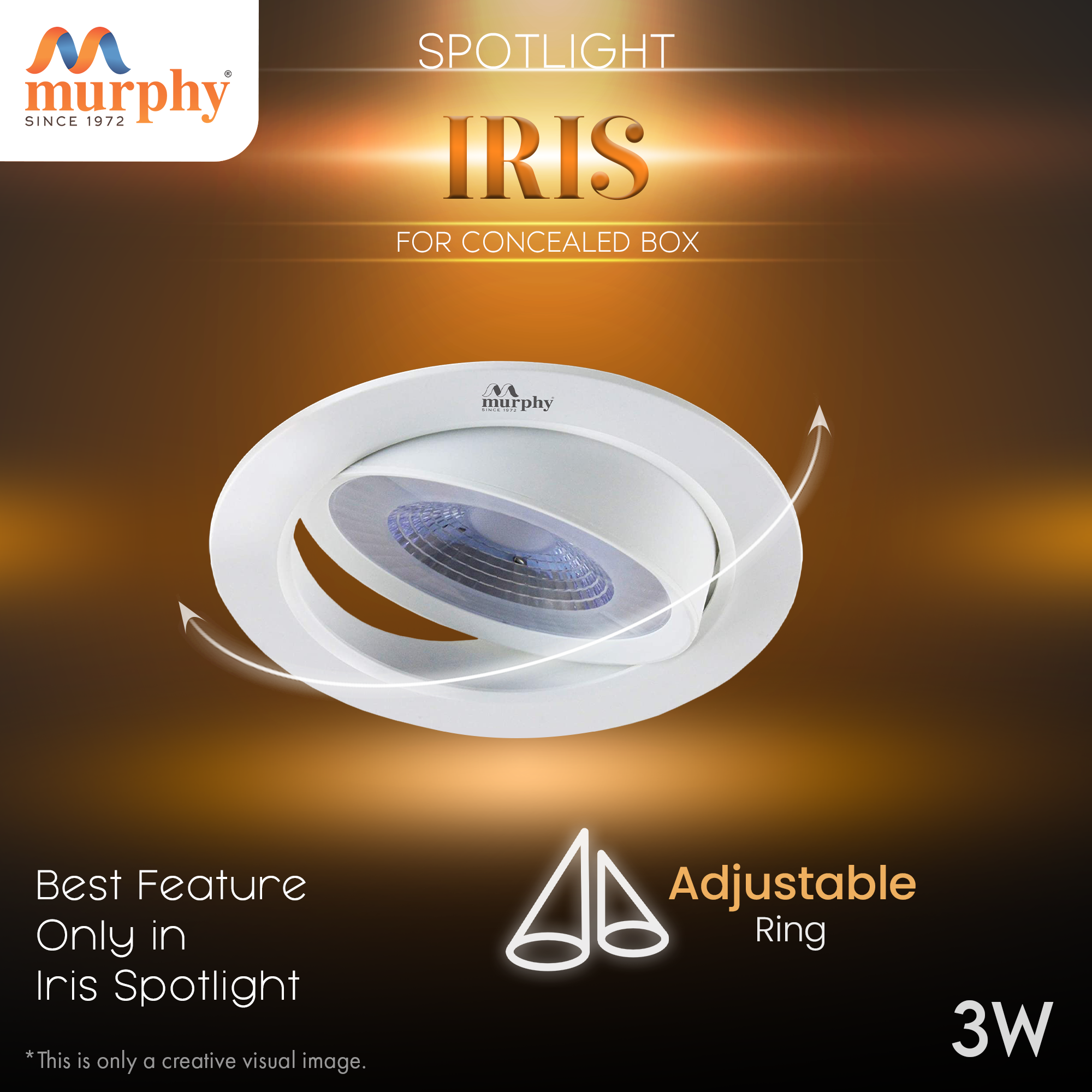 Buy Murphy 3W IRIS LED Junction Box Down Light in Accessories | Best ...