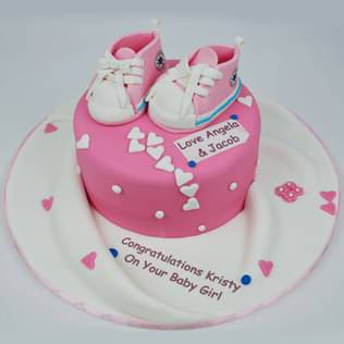 Welcome Baby Girl Cake